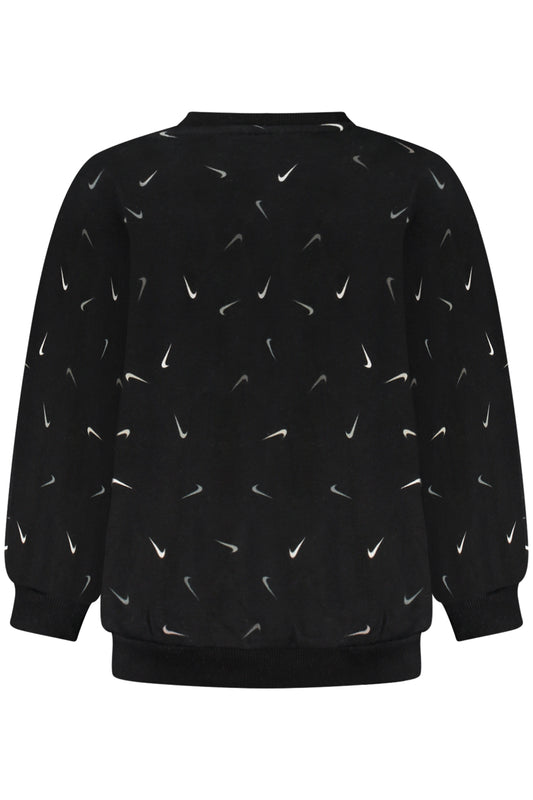 NIKE KIDS' BLACK ZIP-UP SWEATSHIRT