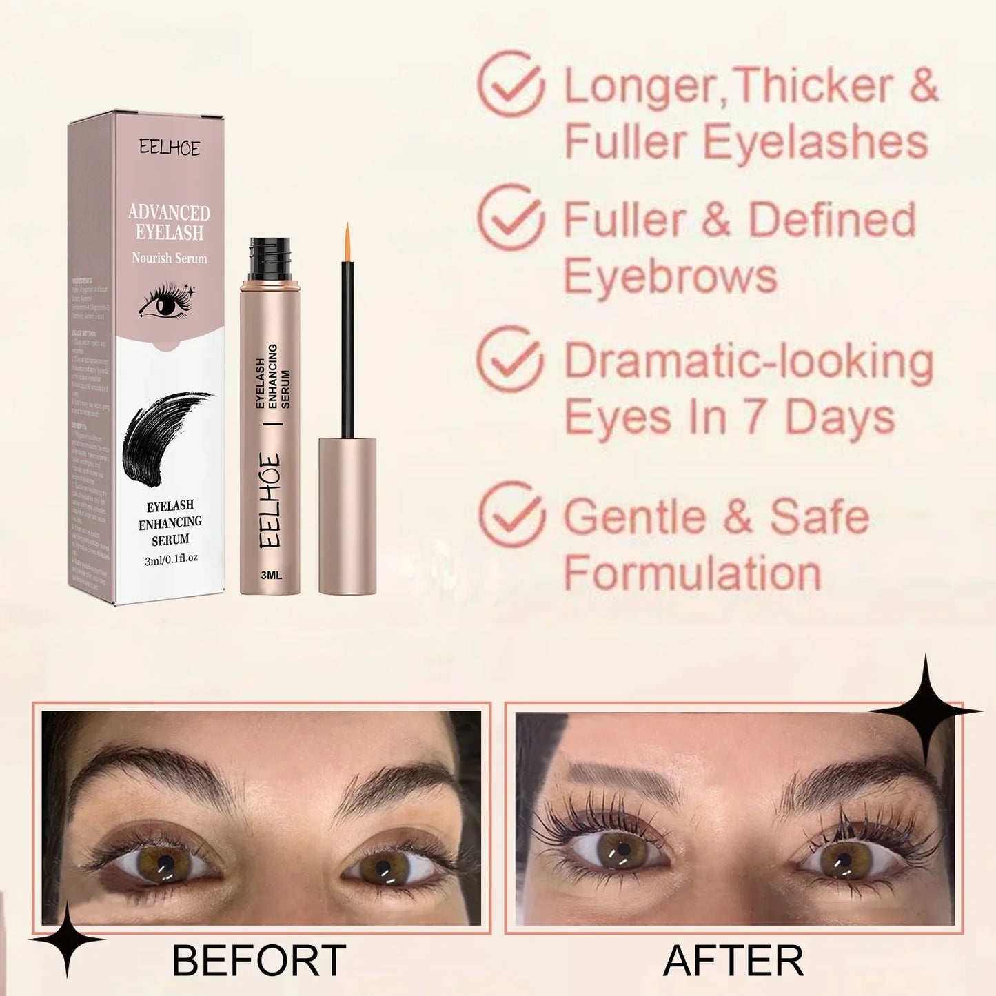 EELHOE Eyelash Boost Serum