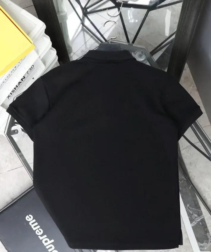 Polo Shirt, Opium Trendy Brand Y2k Men's Casual Fashion Shirt Sporty Short-Sleeve, Spring/Summer Couple Style