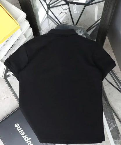 Polo Shirt, Opium Trendy Brand Y2k Men's Casual Fashion Shirt Sporty Short-Sleeve, Spring/Summer Couple Style
