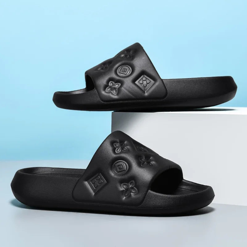 Outdoor Home Household Summer New Bathroom Eva Thick-Soled Sandals Women's Shoes Outdoor Slippers Sandals