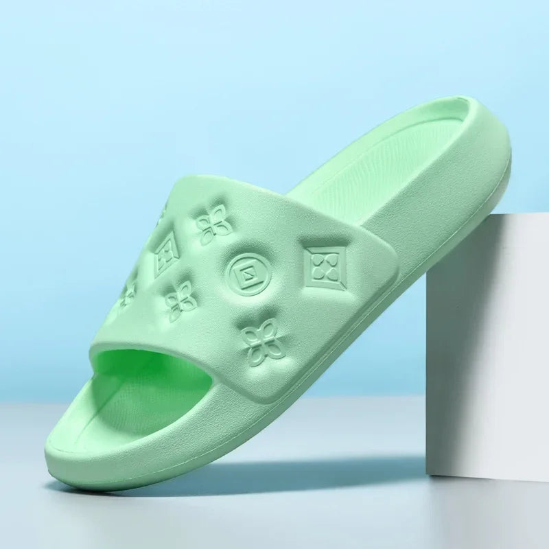 Outdoor Home Household Summer New Bathroom Eva Thick-Soled Sandals Women's Shoes Outdoor Slippers Sandals