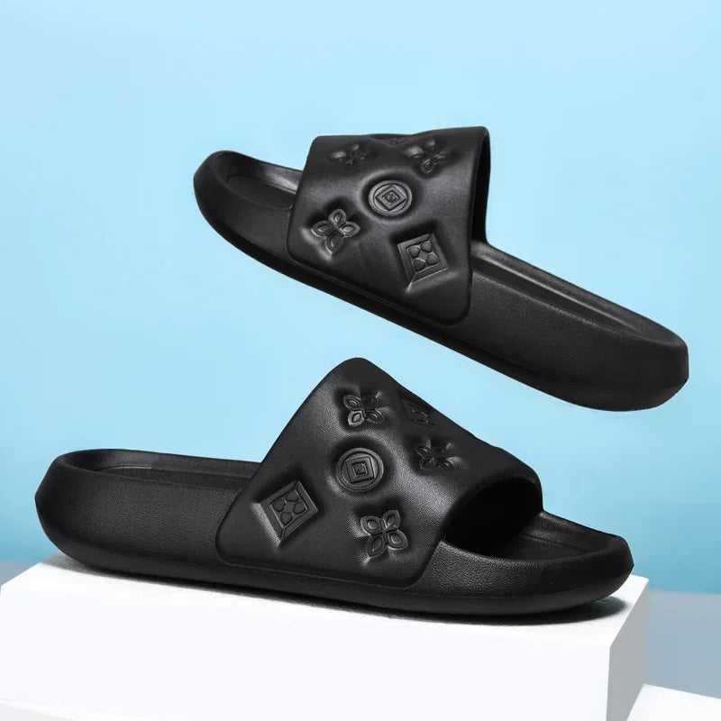 Outdoor Home Household Summer New Bathroom Eva Thick-Soled Sandals Women's Shoes Outdoor Slippers Sandals