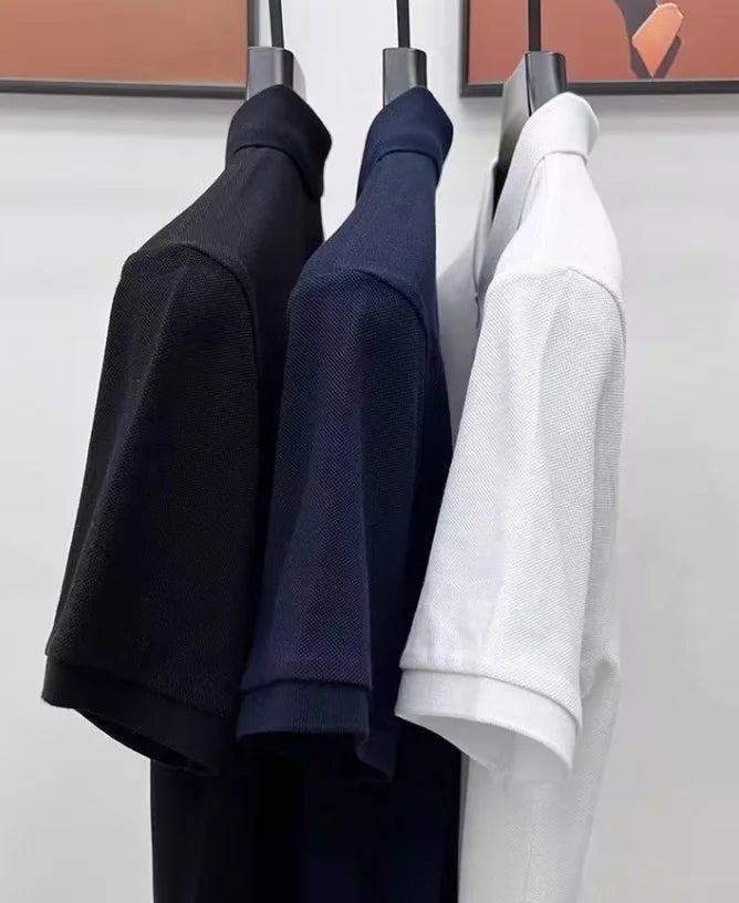 Polo Shirt, Opium Trendy Brand Y2k Men's Casual Fashion Shirt Sporty Short-Sleeve, Spring/Summer Couple Style