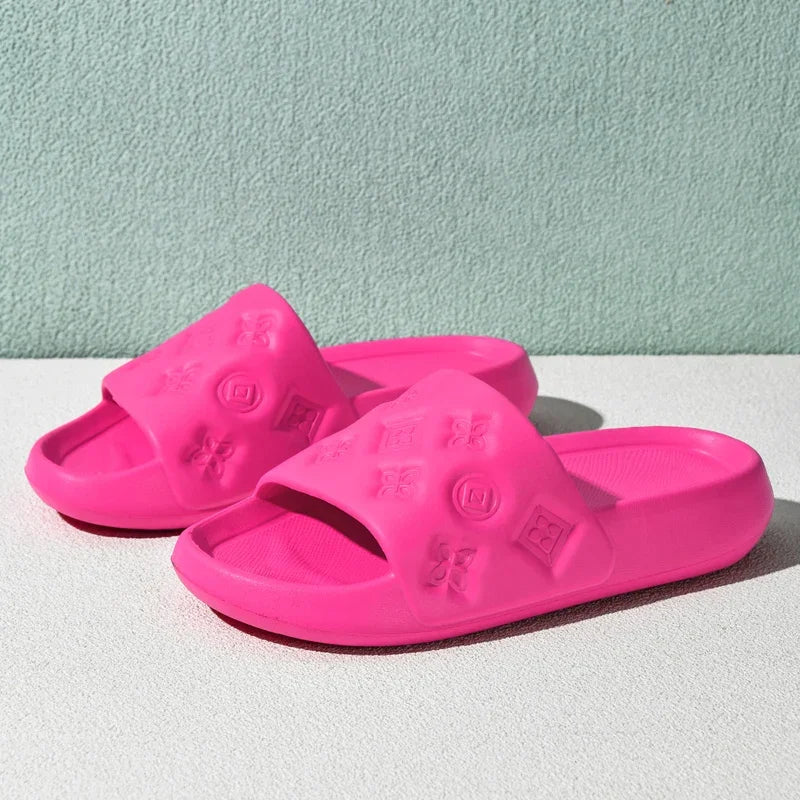 Outdoor Home Household Summer New Bathroom Eva Thick-Soled Sandals Women's Shoes Outdoor Slippers Sandals