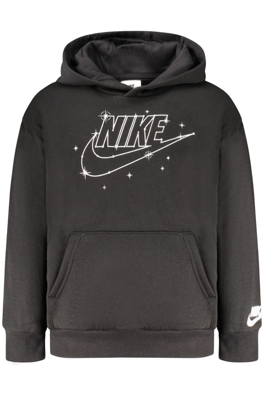 NIKE KIDS' BLACK ZIP-UP SWEATSHIRT